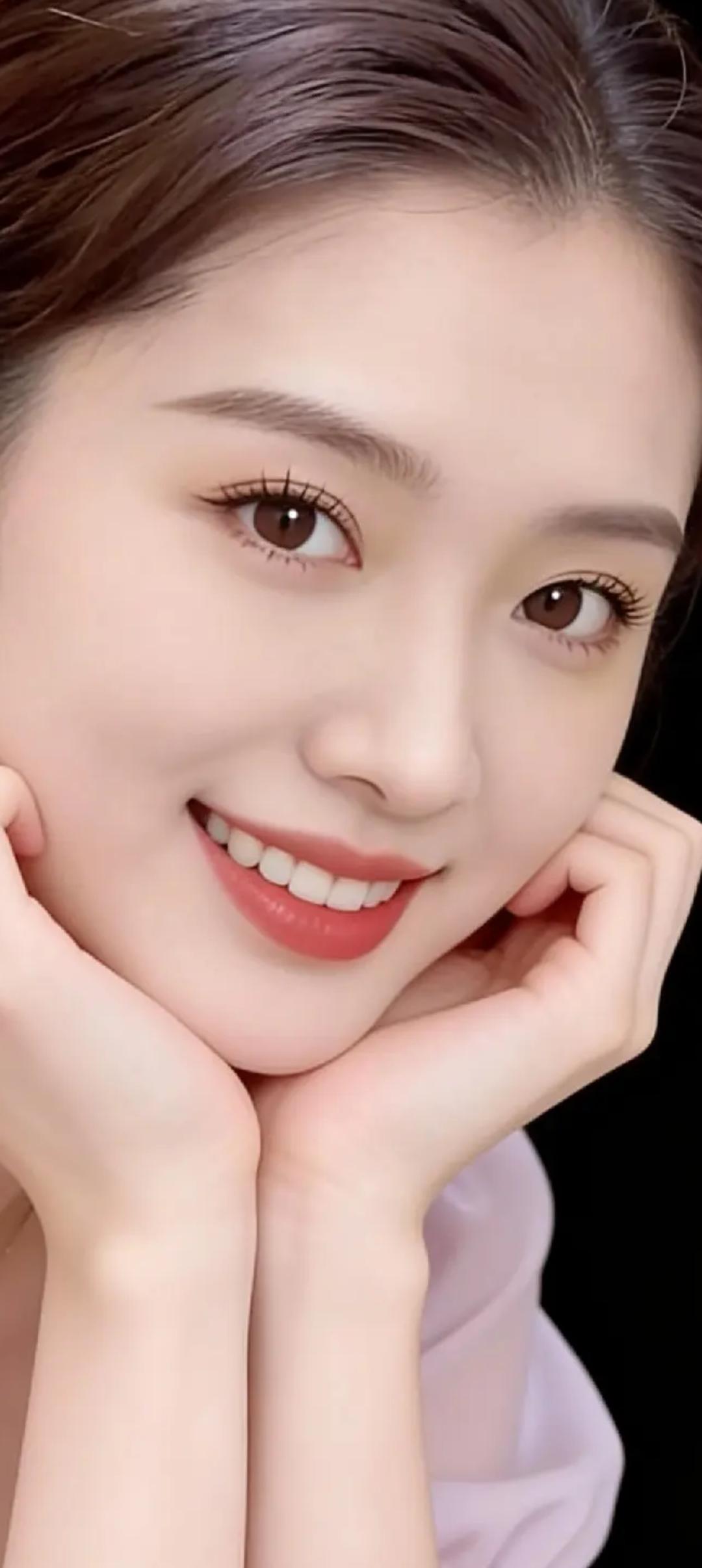 甜美笑容，元气满满！😊✨