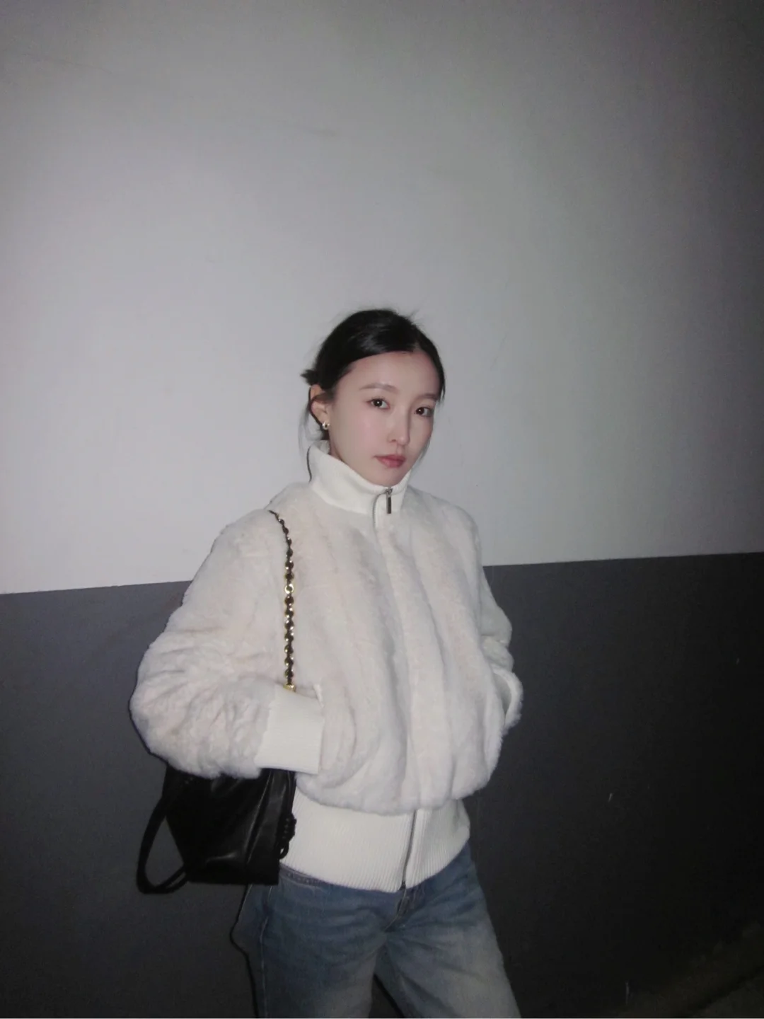 穿上了人生毛毛外套⛄️