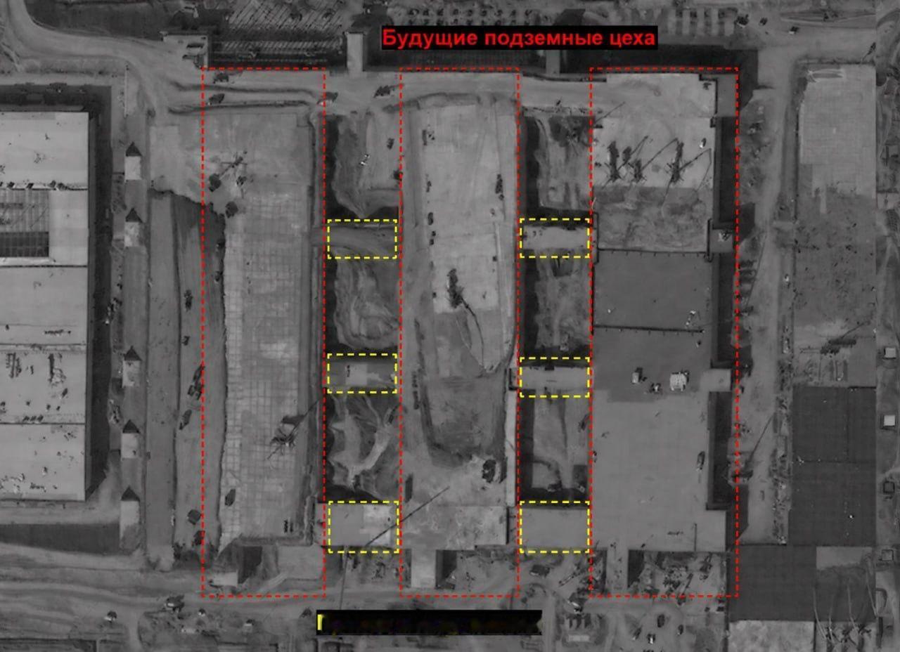 俄罗斯正在阿拉布加特殊经济区建造约42,000平方米的地下生产设施，用于生产“杰