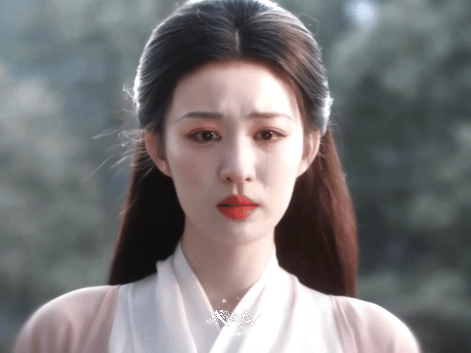 王楚然哭戏也好美，素净又易碎，清冷又深情，小说里男主舍不得凶、配角舍不得恨的美人