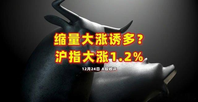 A股缩量大涨是诱多？沪指大涨1.26%报3393点指数太强了A股缩量大涨一阳吞三