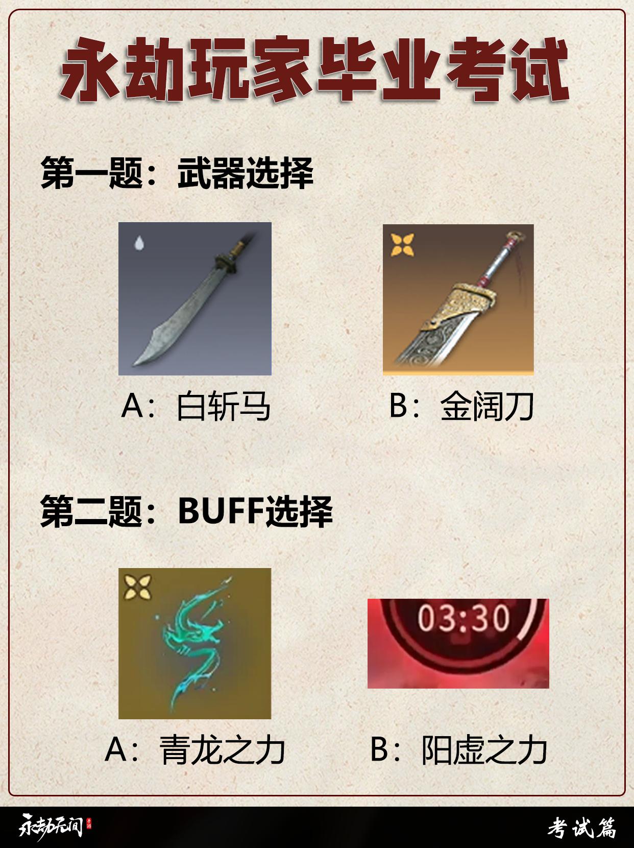 永劫玩家的高考。