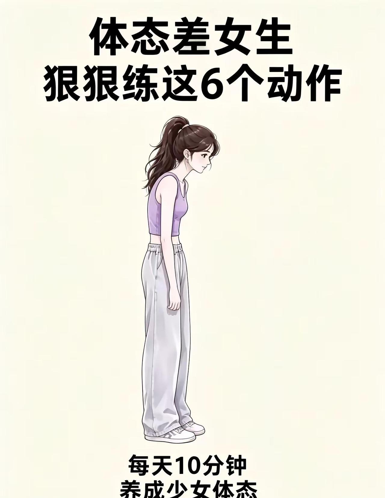 爱美女生必练的6个瑜伽体式。每天6个瑜伽动作让你悄悄变美逆袭 零基础学瑜伽紧致塑