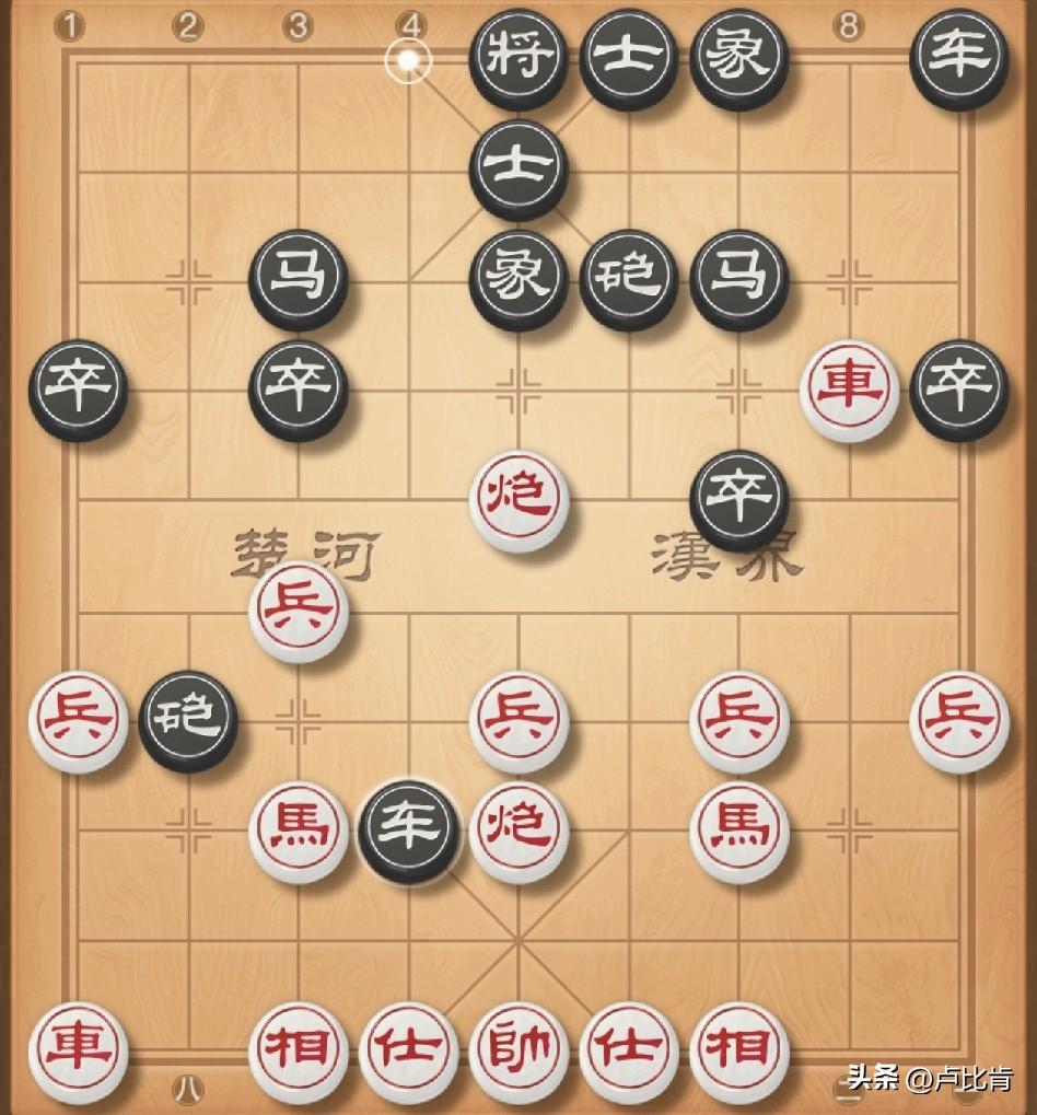 五八炮，打击反宫马。我炮八平五打中卒，对方正招应当是马3进5吃炮，但是对方走了车