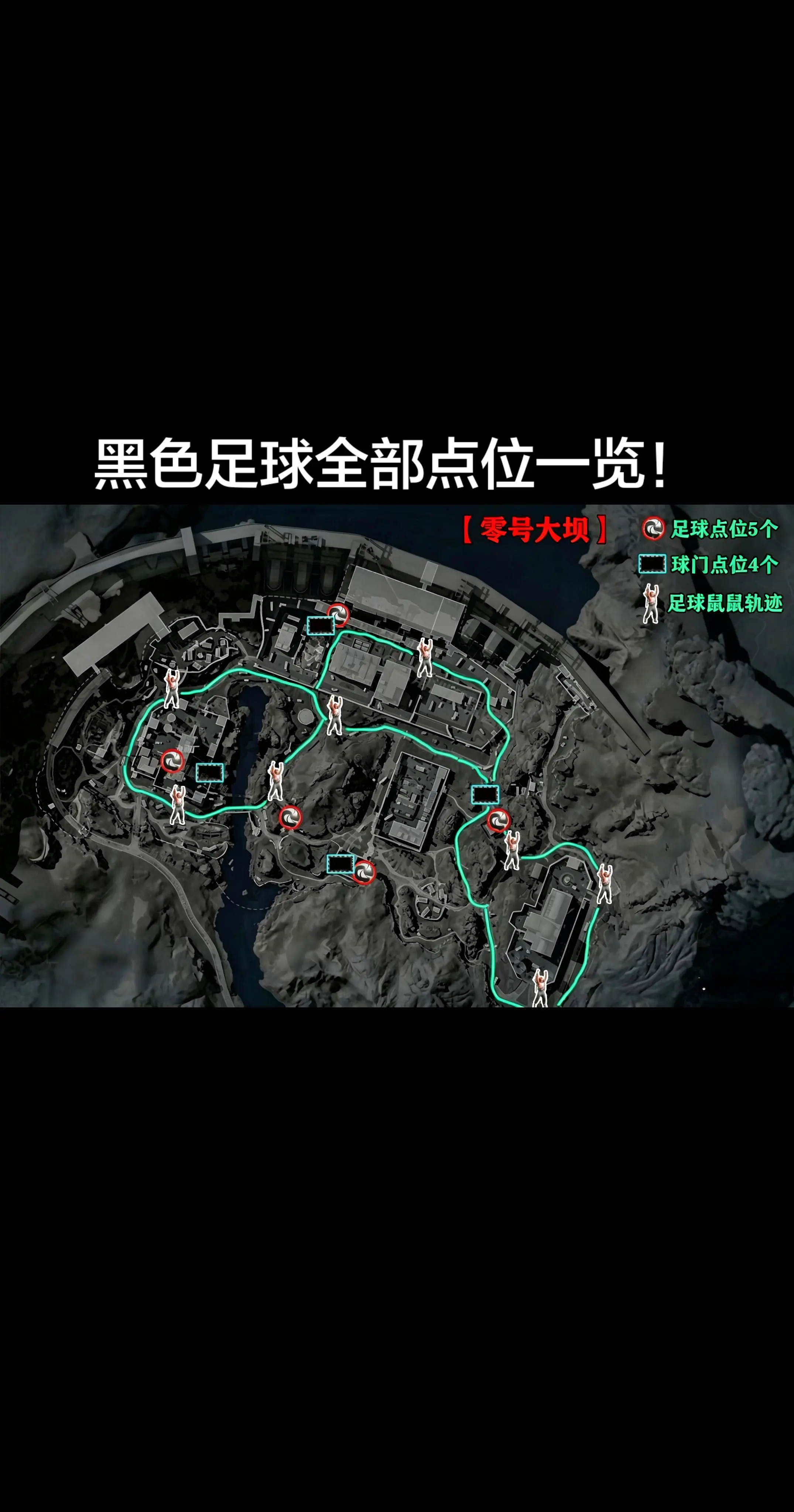 黑色足球全部点位一览。