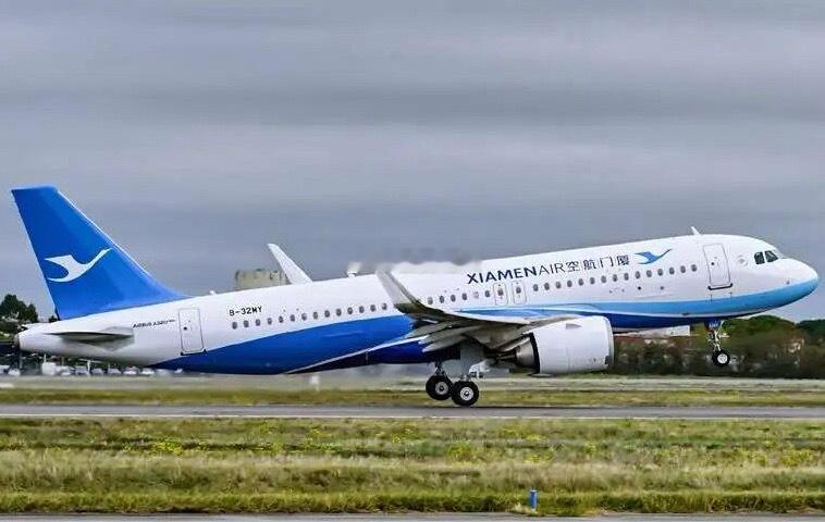 厦航引进第四架空客A320neo6月12日，厦门航空引进第4架空客A320neo