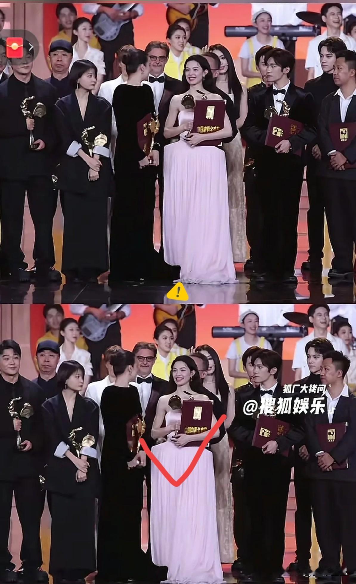 什么叫做乐极生悲
看看钟楚曦就明白了
她原本以为自己得了金鸡奖最佳女配，有了奖项