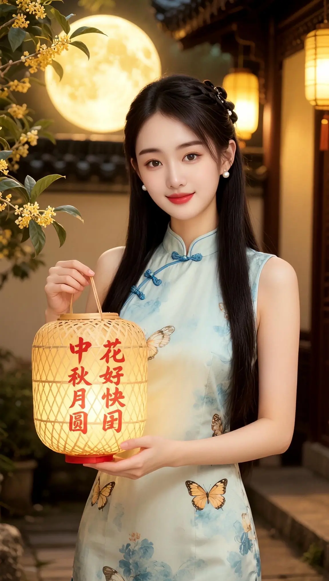 中秋节的第一条祝福我想送给你，愿你今好明好，日日安好，千好万好健康就好...