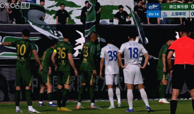 上海申花特谢拉远射破门！漂亮！上海申花