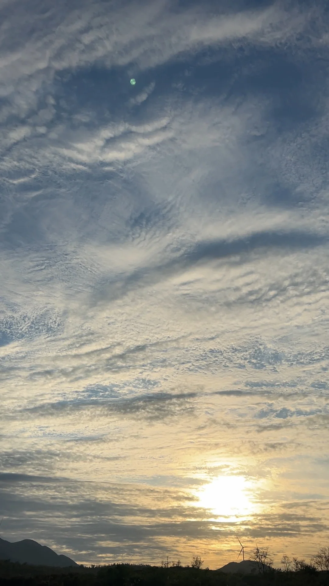 这鱼鳞云☁️ 会不会……