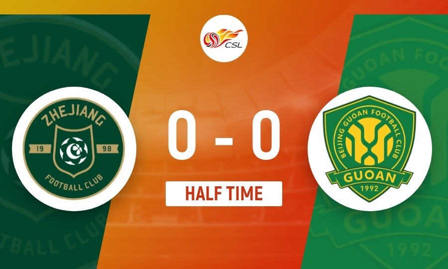 4月17日讯 北京时间20:00，中超第6轮浙江vs北京国安，比赛在杭州黄龙体育