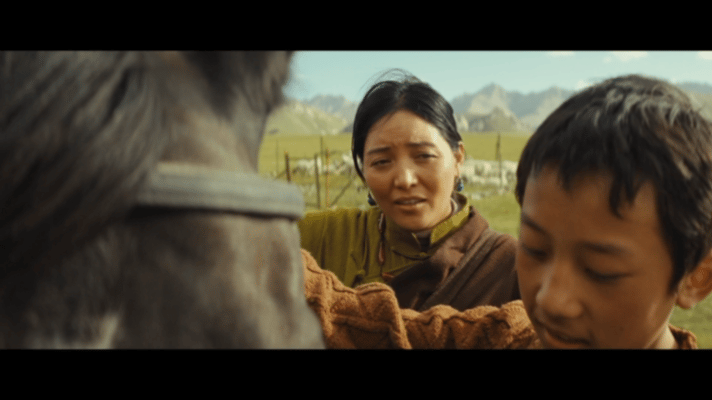 生命树18集12分57秒 看着才仁为家庭的奉献，心中一阵感动。扎西与炯喜的情感历