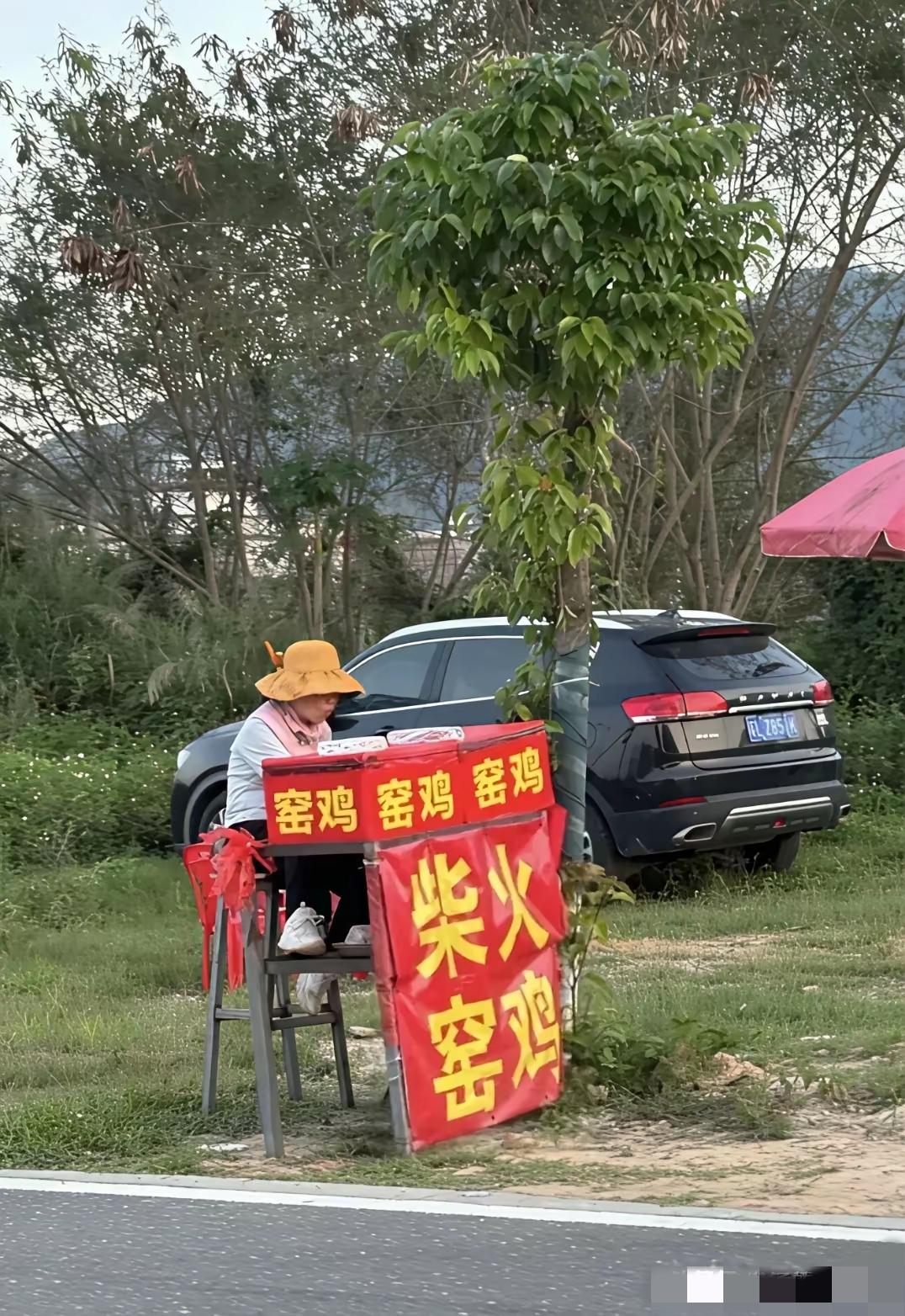 开车路过惠州看到好多这种卖窑鸡的，想问问广东的朋友，这个窑鸡好吃吗？[what]