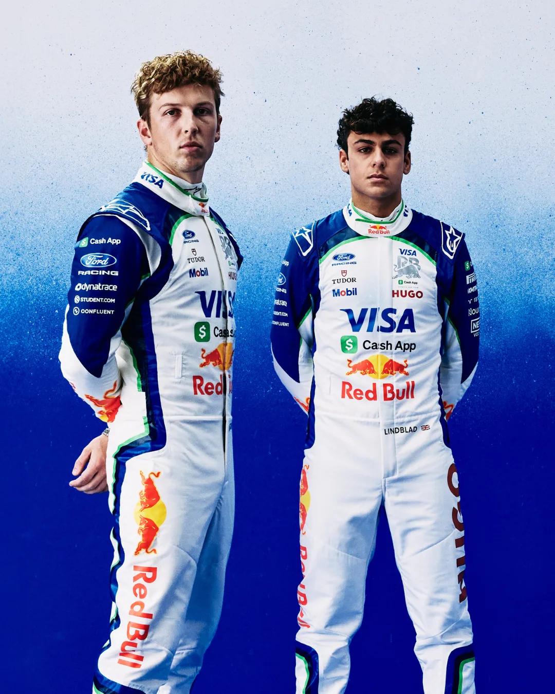 Racing Bulls拿到61分，劳森39分，林德布拉德22分，两位车手的贡献