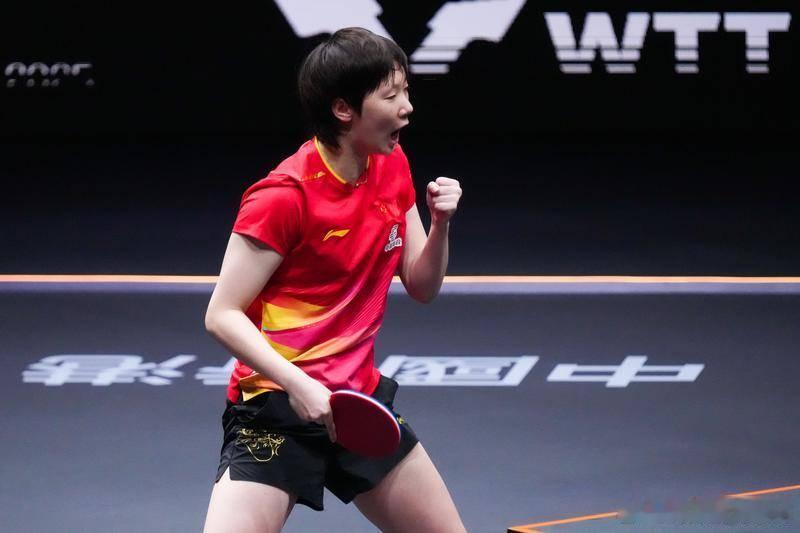 国乒五连冠！WTT香港总决赛：王曼昱4-2蒯曼 卫冕女单冠军------北京时间