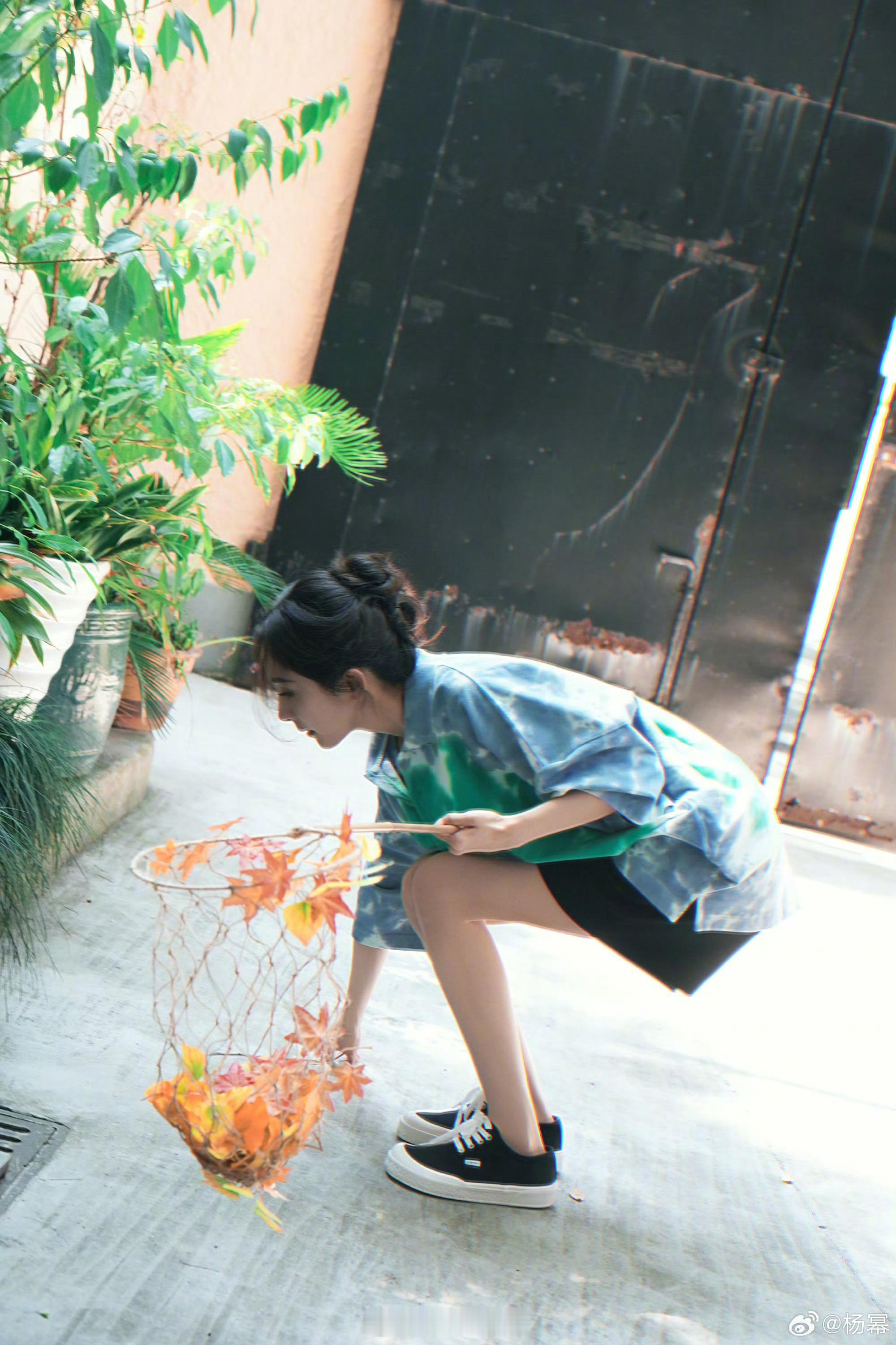 杨幂 夏日的未完待续，都在立秋中有了答案，立秋快乐 ʔ•̫͡•ʕ​​​