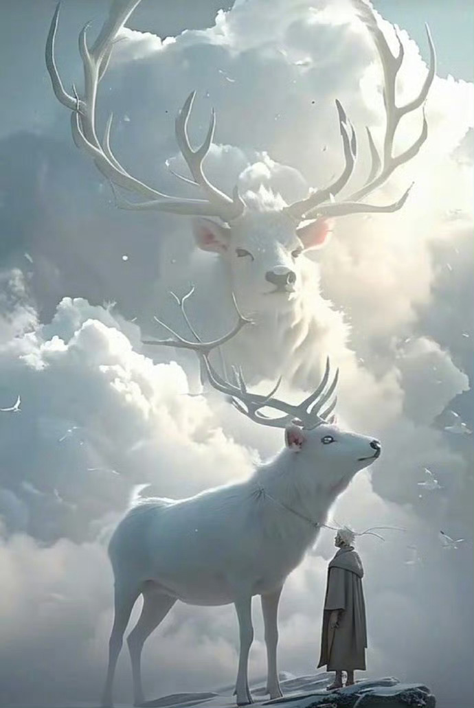 这是一只有灵性的小鹿，许个愿吧~🙏 ​​​