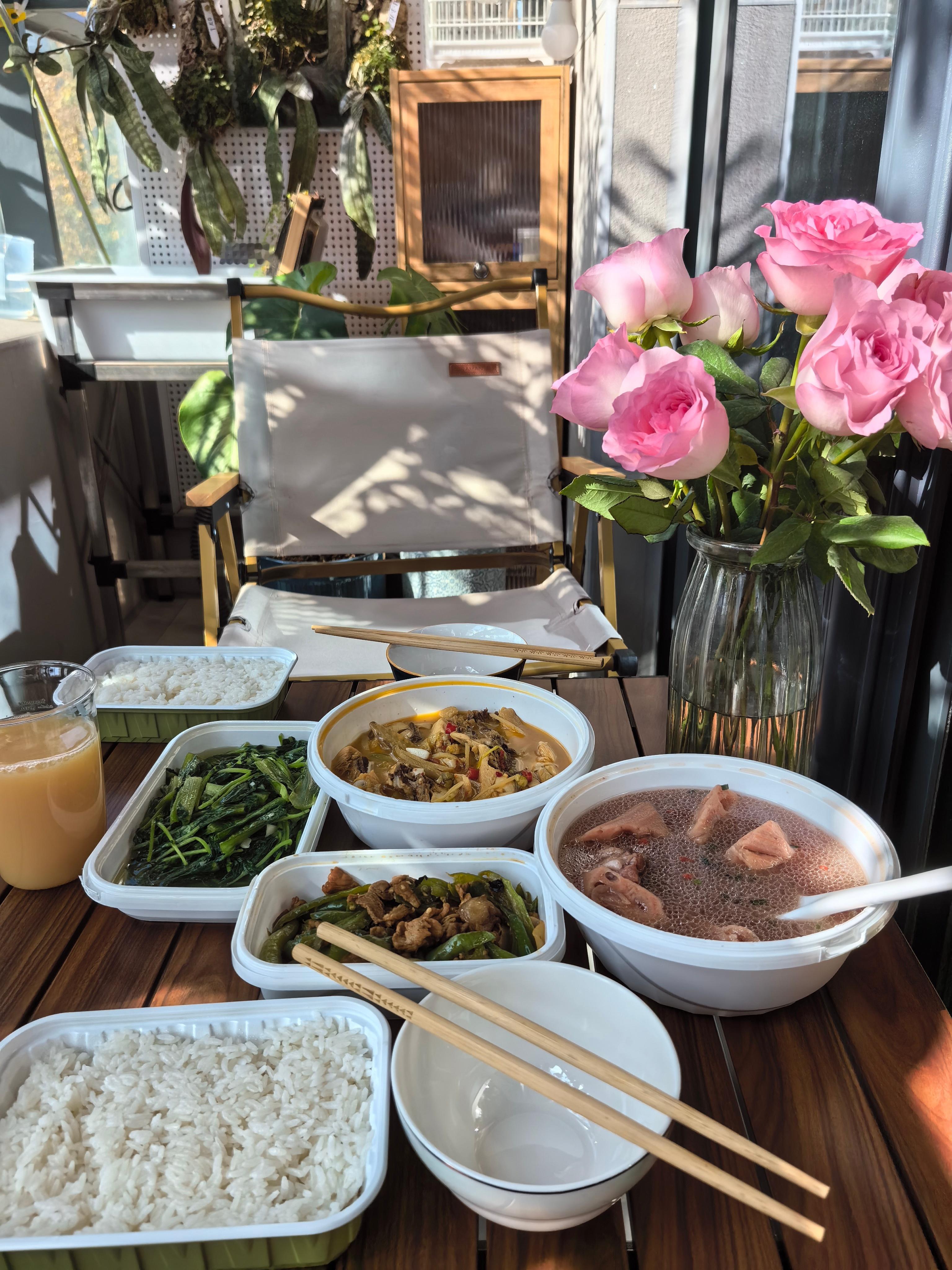 虽然是外卖，但也很有氛围发现生活中的小美好我的日常plog