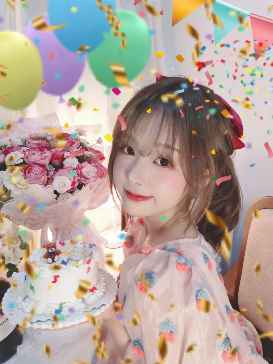 0成本超简单生日彩带照片教程