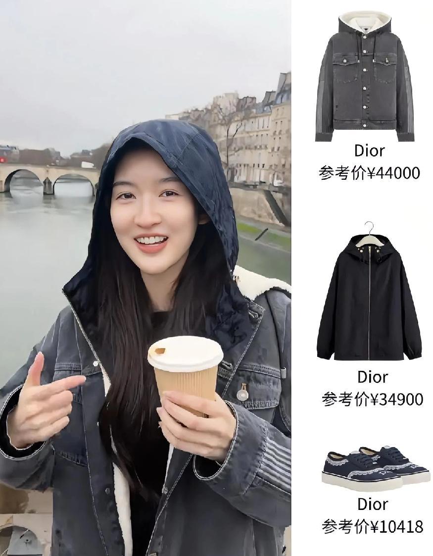 我终于扒明白了，王玉雯能把几十块的基础款穿出高定感的底层逻辑，不是靠脸。
她的核