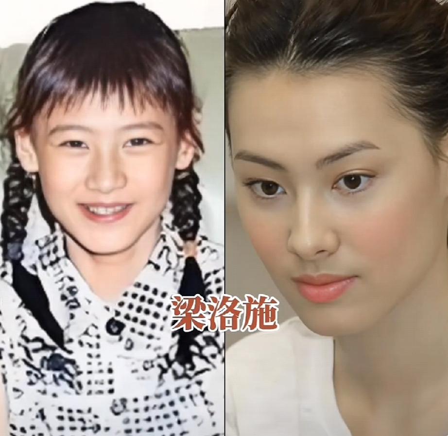 翻看女星儿时旧照，颜值基因藏不住
梁洛施清冷骨相从小出众，自带疏离美感
孙燕姿干