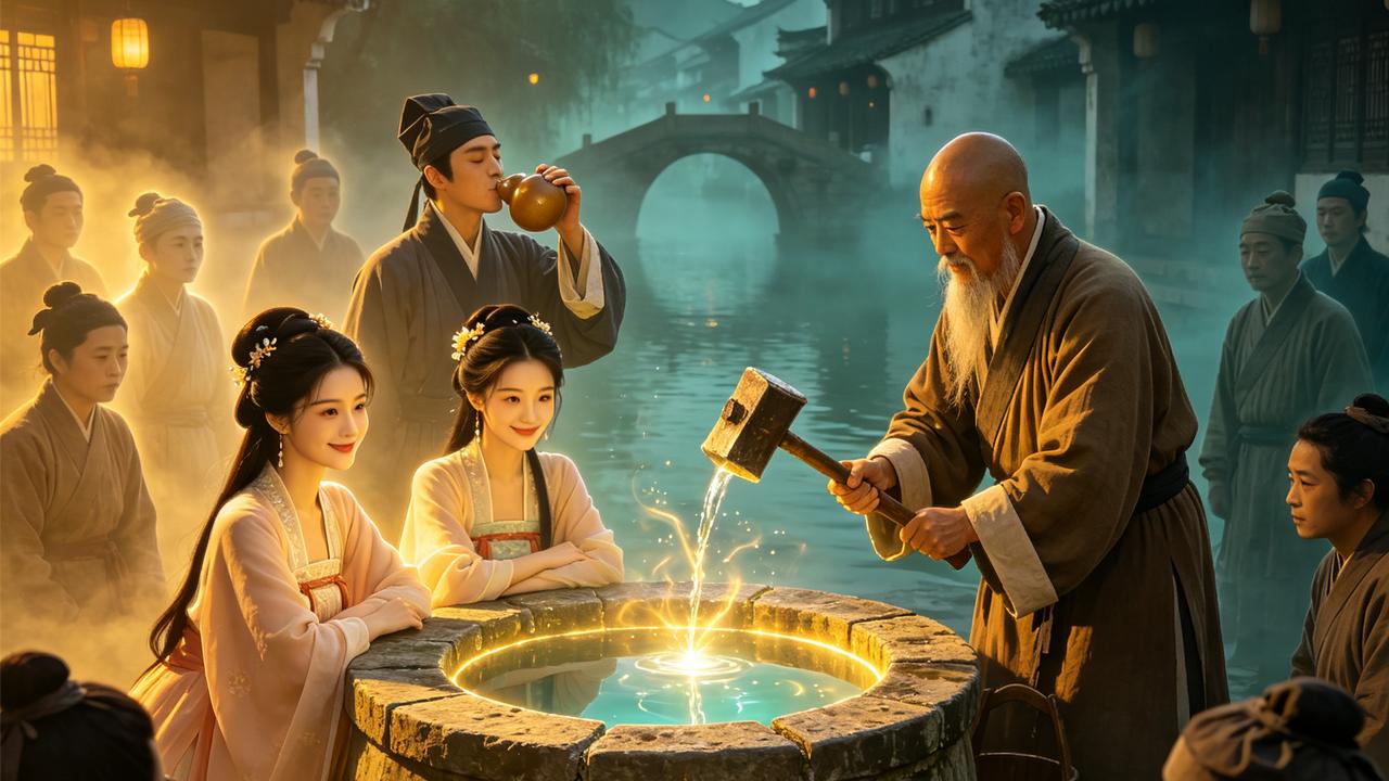 江湖怪谈•荒诞志121

滤镜井·贰：江南有井，水如美颜滤镜。姑娘照之，皆成天仙