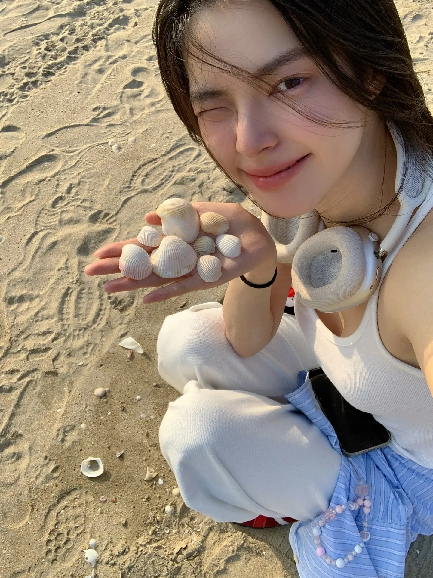 短暂过一下夏天 捡了好多贝壳៸៸᳐>⩊<៸៸᳐ 🐚🌊