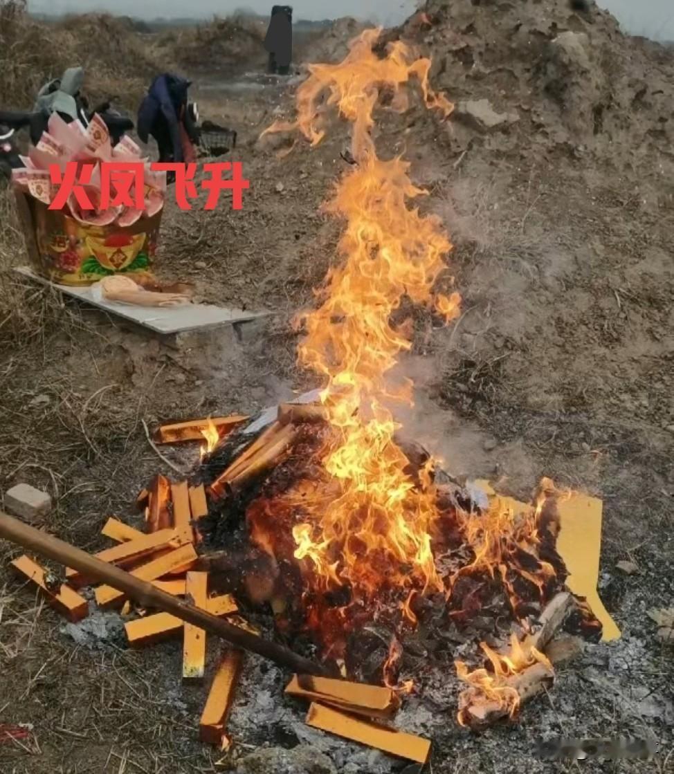 真不可思议，烧纸烧出一只火凤凰，出现祥瑞，百事百顺[赞]
