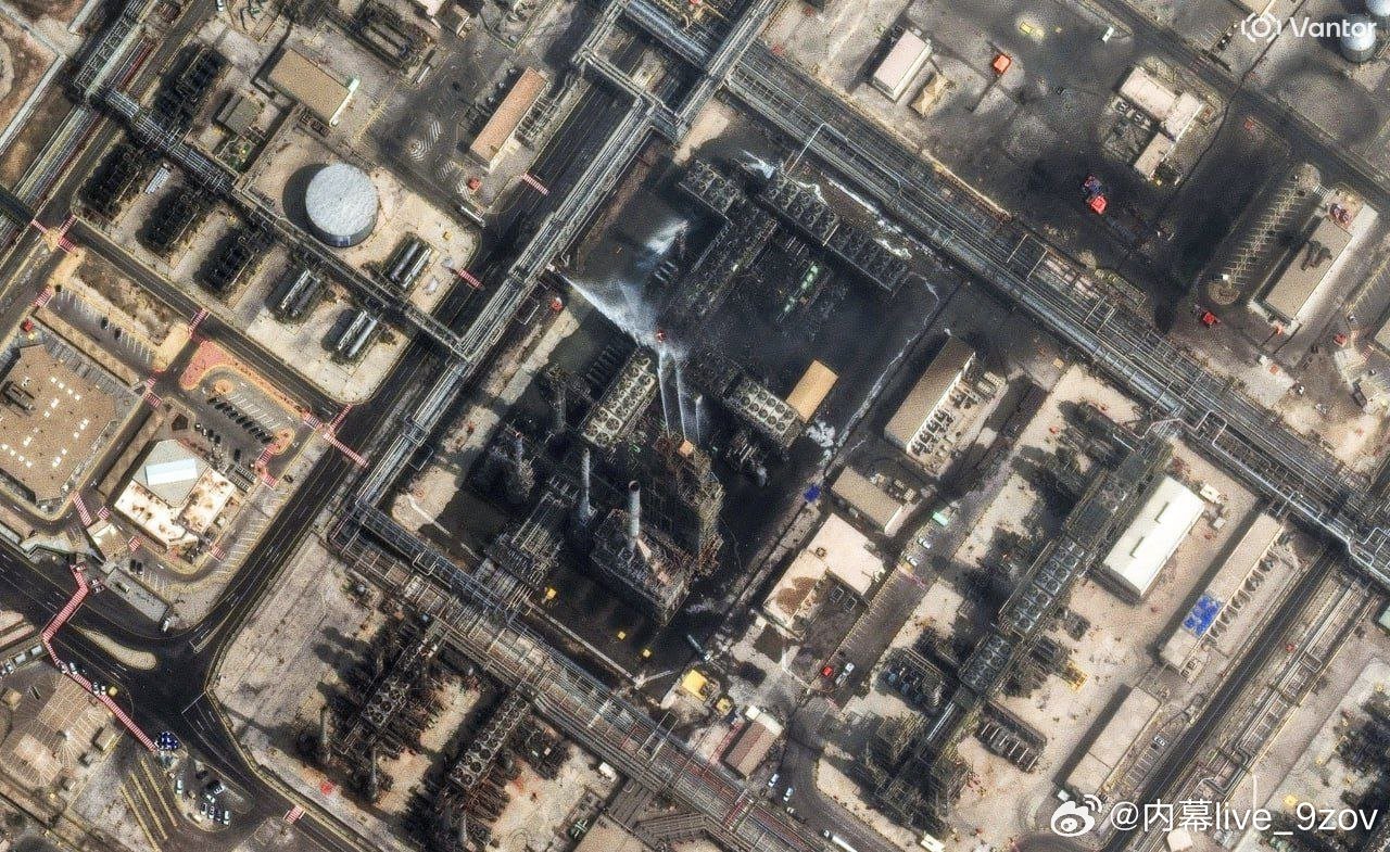 沙特阿美石油公司的卫星图像 