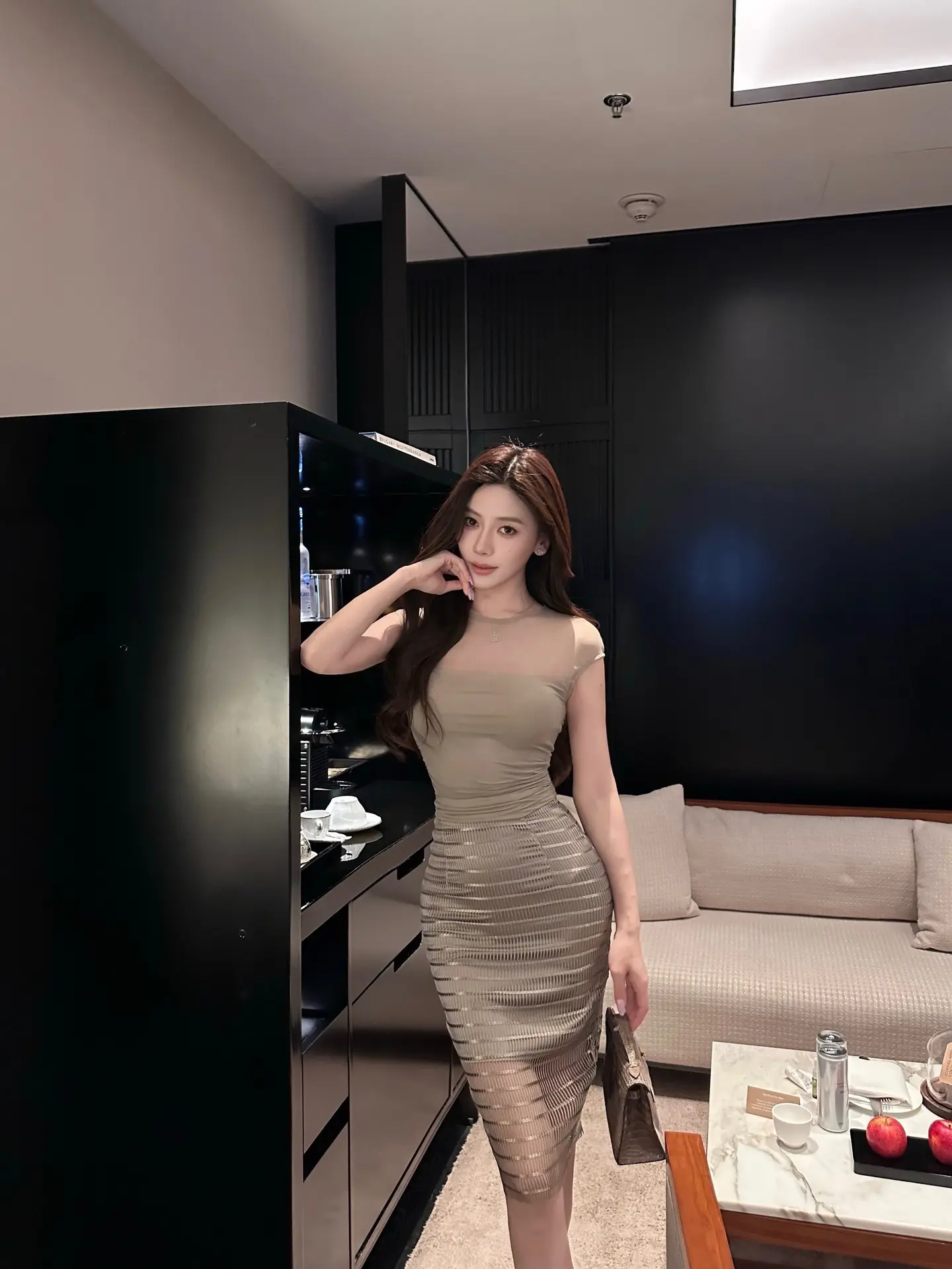 很韩女的一套 🤎。