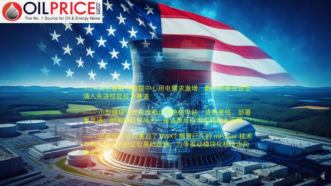 角逐人工智能算力，美国重燃核能雄心

人工智能热潮正在加速下一代核能技术的研发进