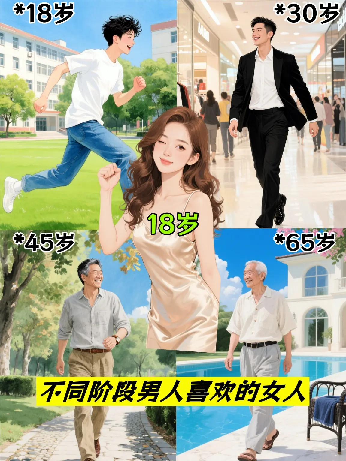 果然，男人才是最“钟情”的。