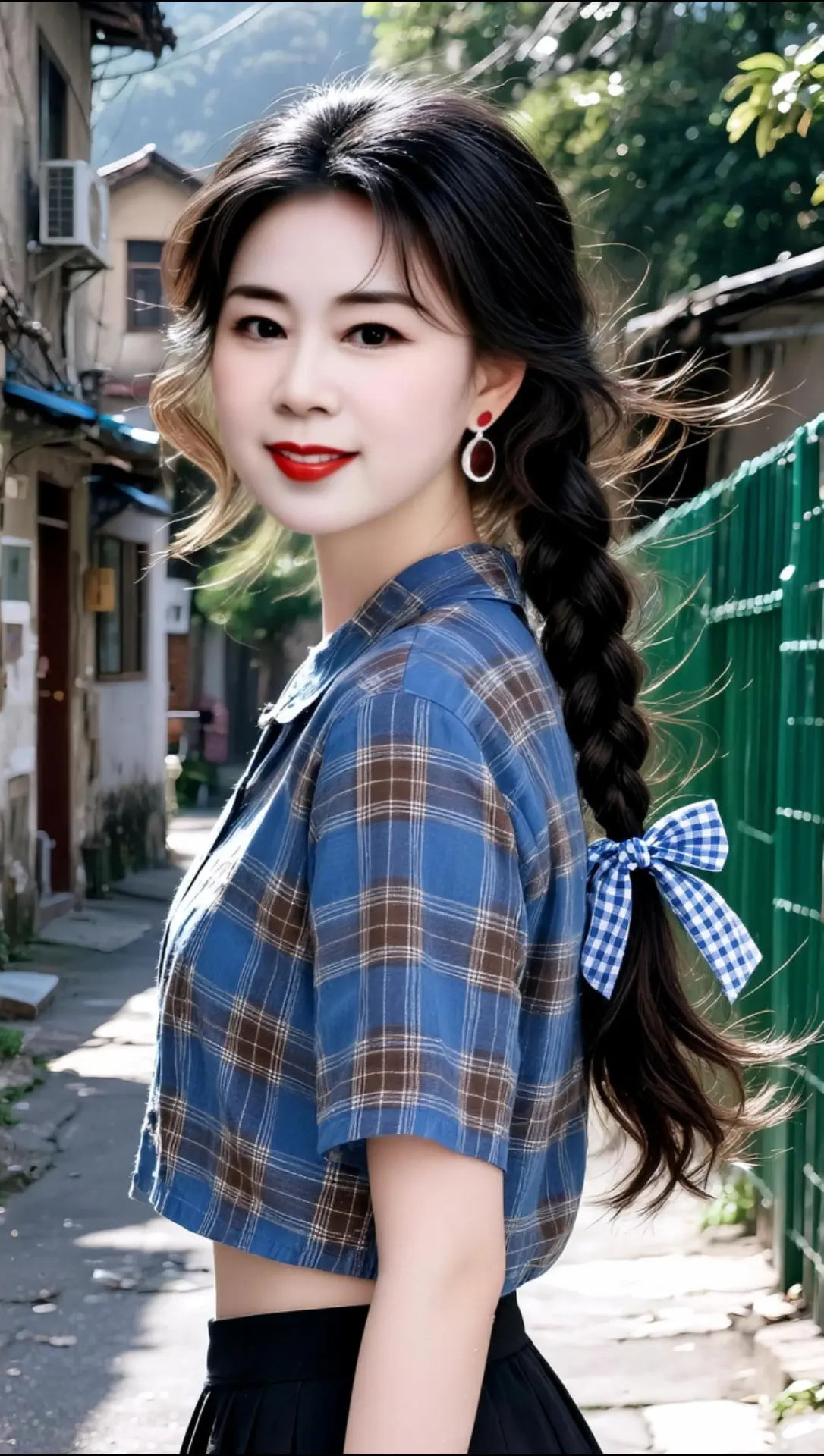 AI小巷清新照 随变ai随便玩