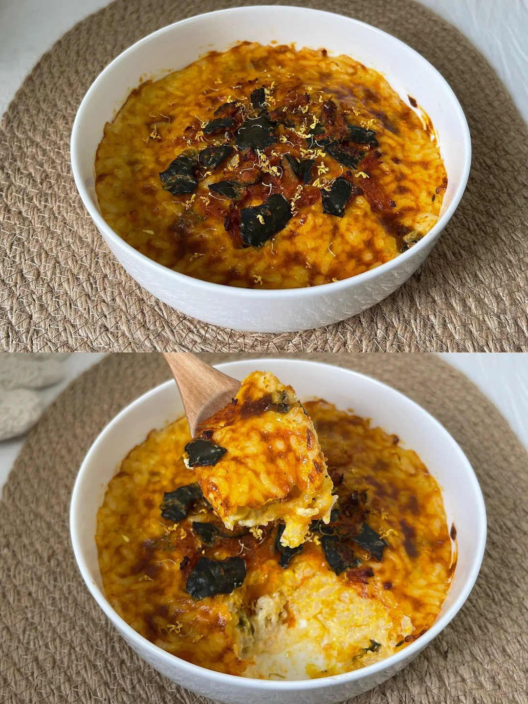 一碗见秋天(˘ᵕ˘)੭不加糖但巨甜的南瓜米布丁