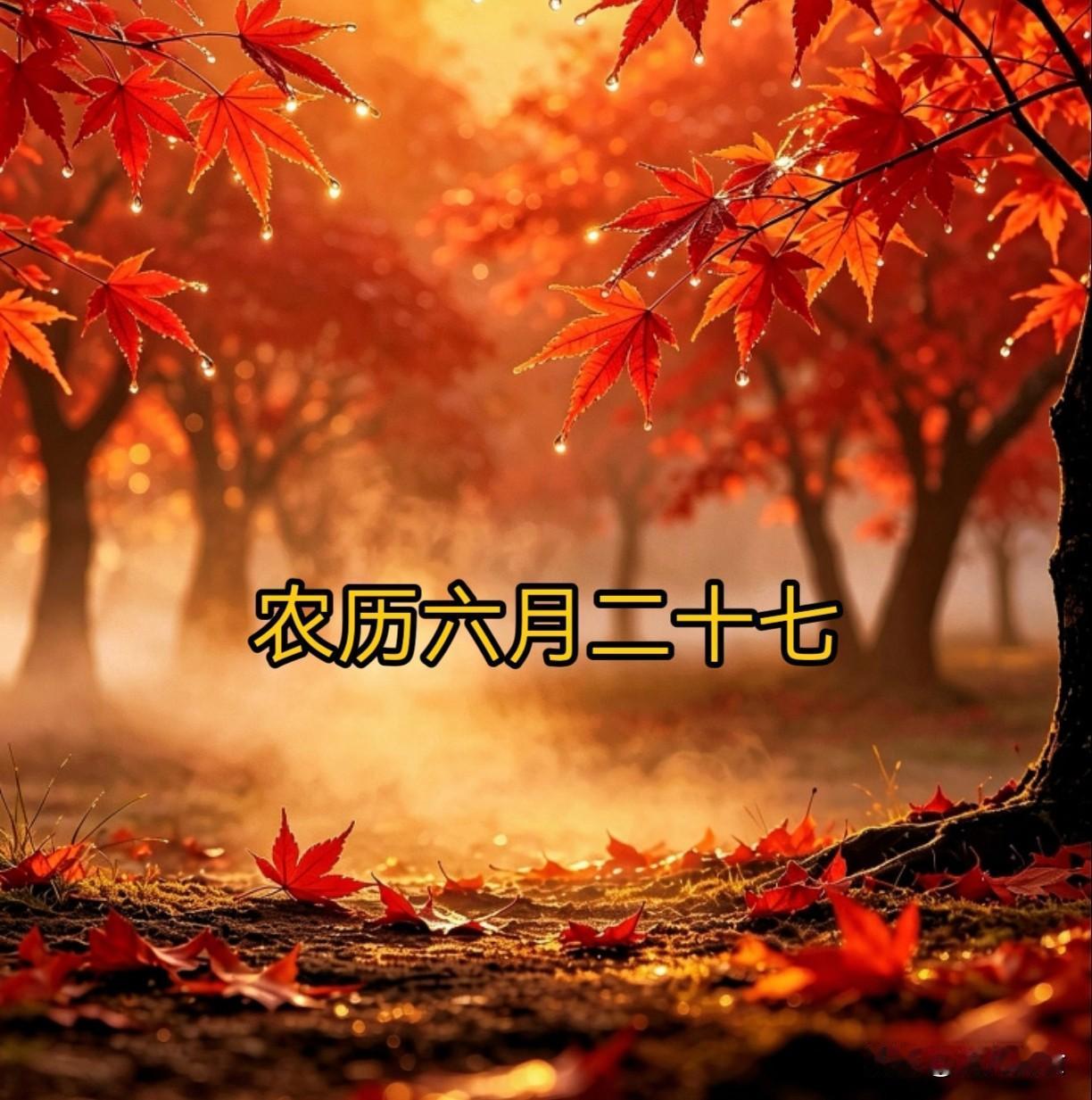 今日六月二十七，牢记3个忌讳：1不吃、2不查、3不忌
 
时值农历六月二十七，立