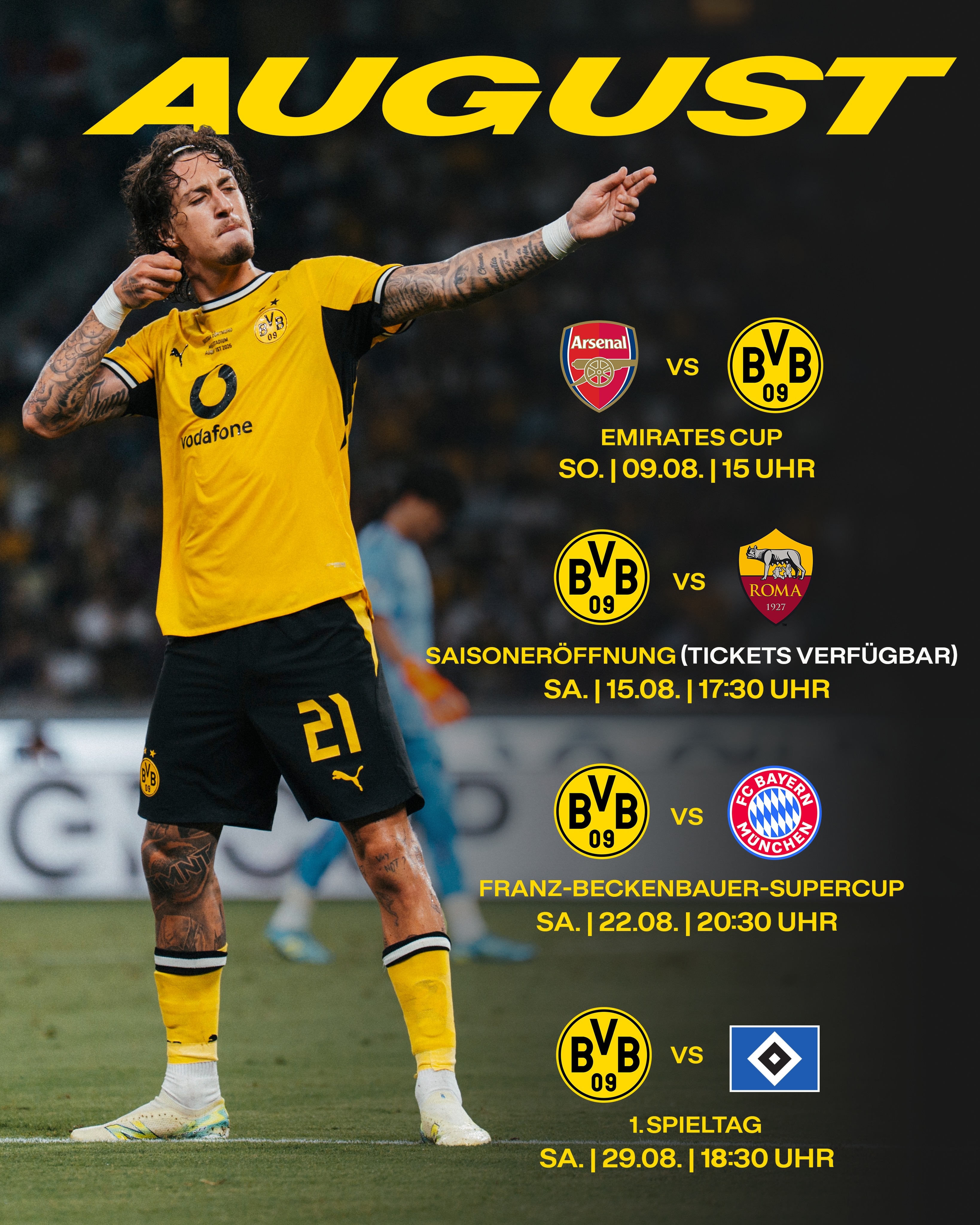 又是兵工厂，又是国家德比，这八月的比赛得看啊！✈️本周日 21:00  对阵阿森