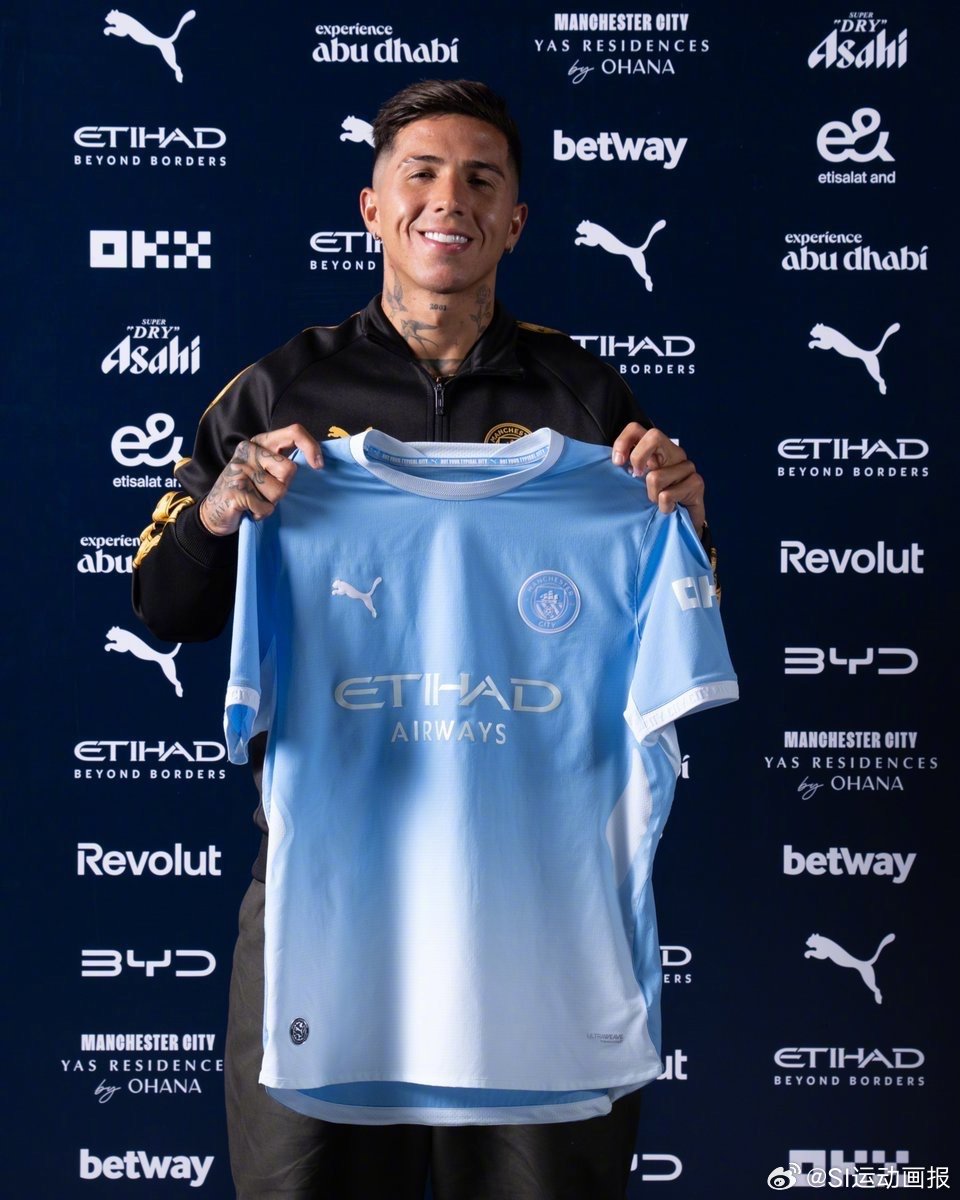 恩佐还是来了！曼城砸下1.25亿英镑转会费，恩佐从切尔西正式转会⚽️运动画报SI