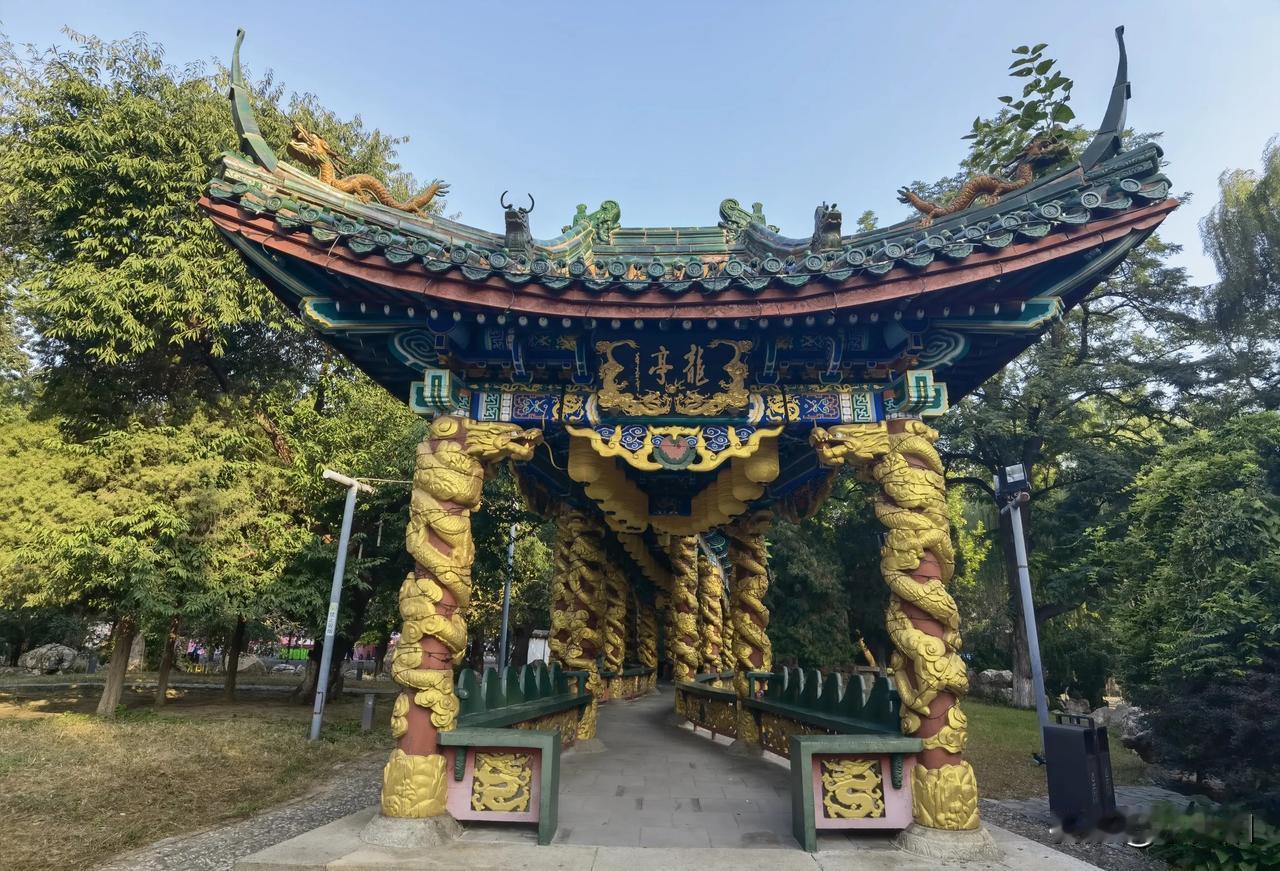 龙潭湖公园——龙潭湖公园体验龙的文化，有龙亭，有龙字石林，有龙灯………到处都有龙