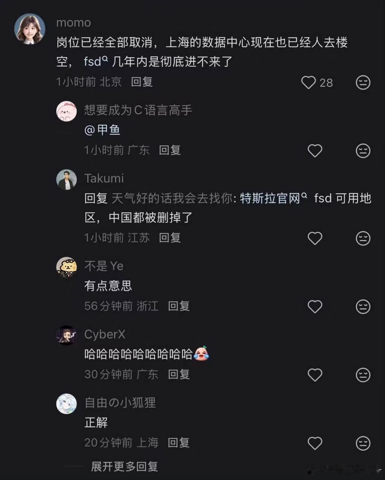 看到图一我的第一反应是到特斯拉招聘看看岗位，结果测试岗位仍然还在，虽然一开始特斯