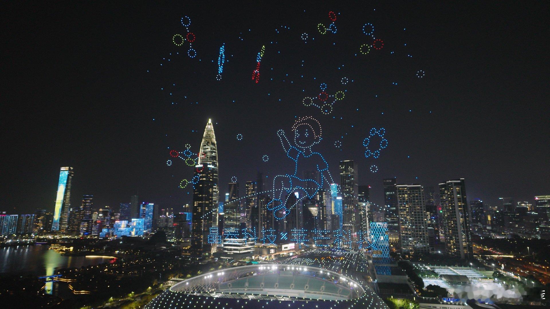 深圳AI的含金量还在上升  晶泰科技无人机表演震撼人心，AI For Scien