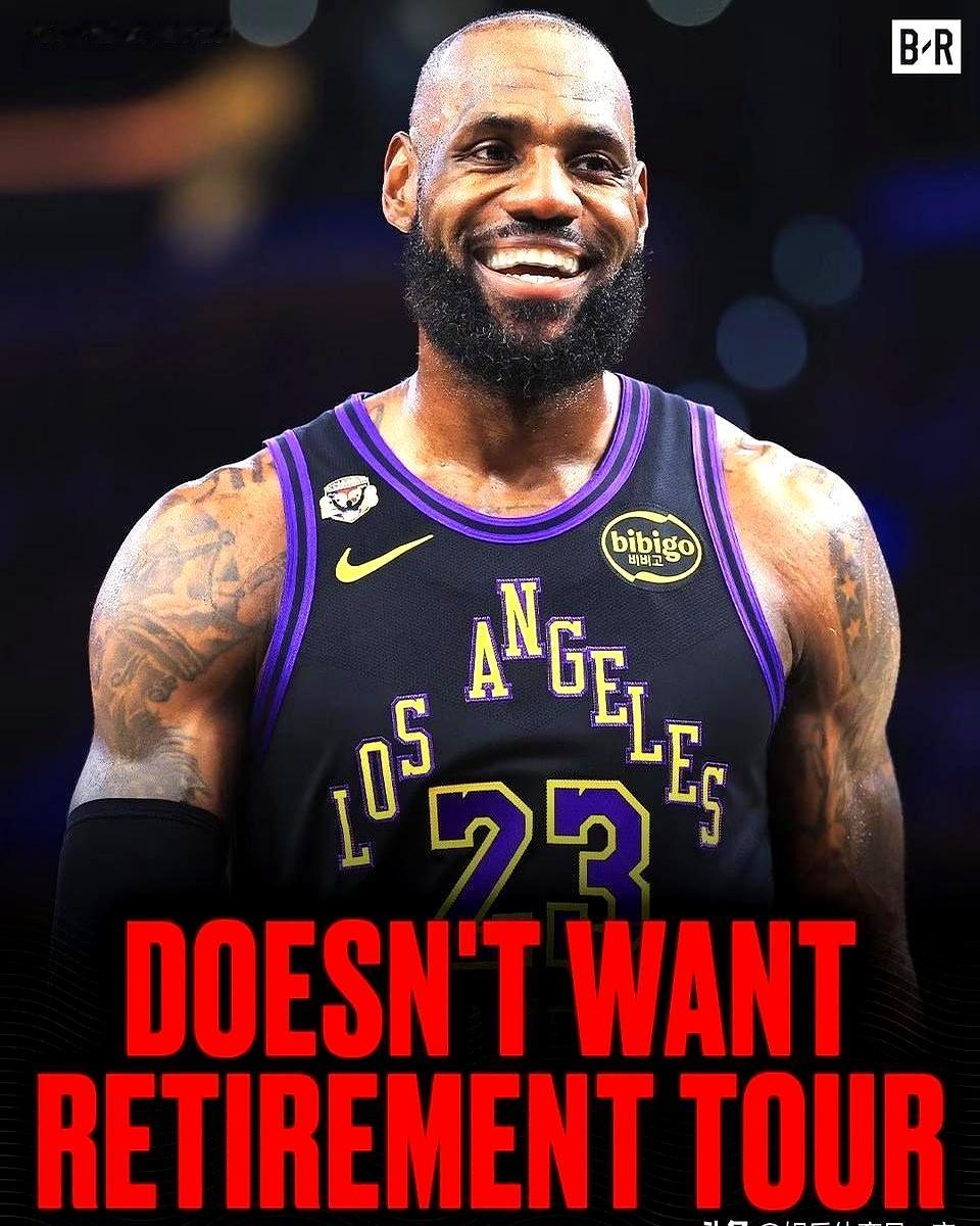 当他在训练馆灯熄时说不办巡演，这句话比拉满的灯光还亮。
The Athletic