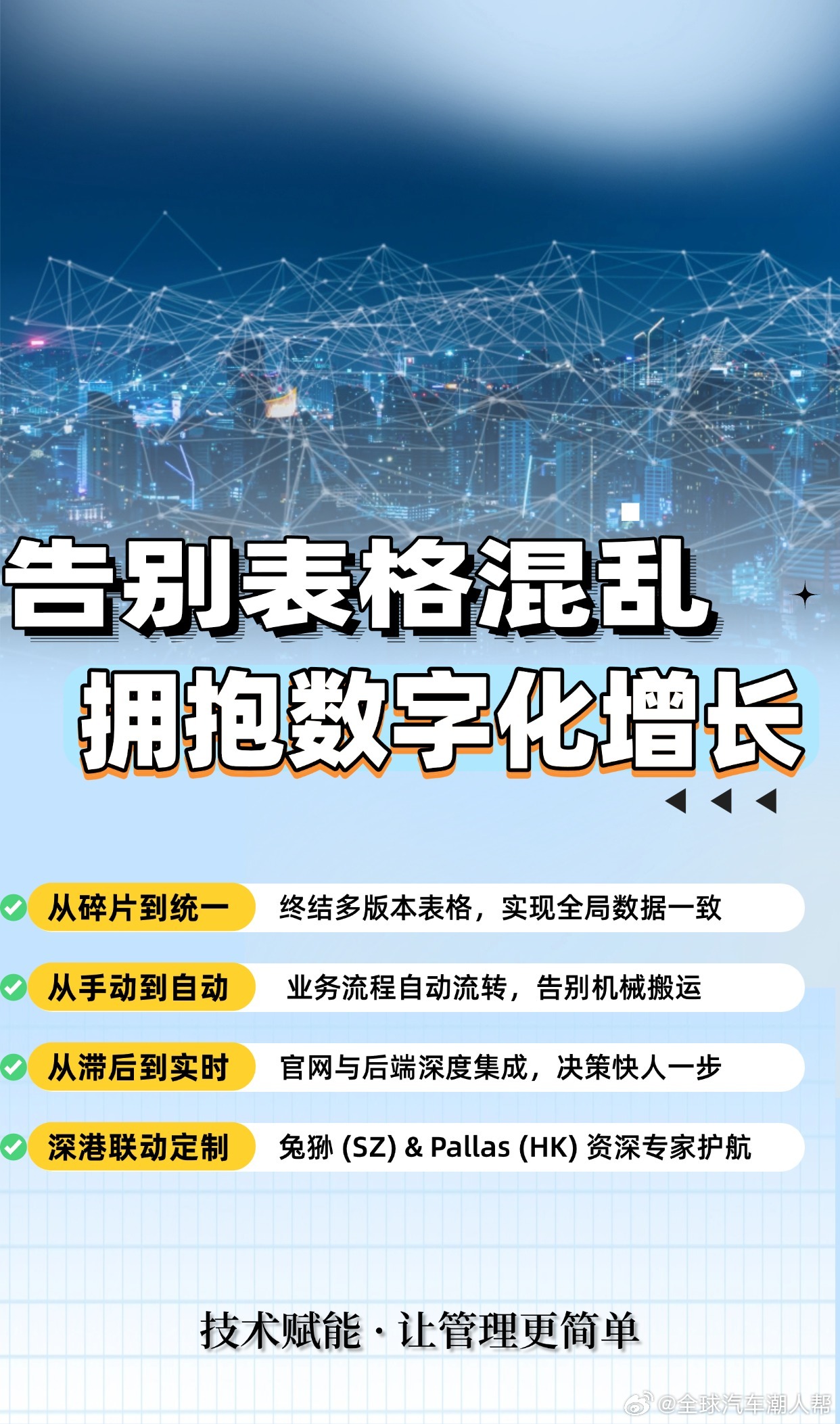 在企业初创阶段，Excel 是最伟大的发明：它灵活、简单、几乎零成本。但随着业务