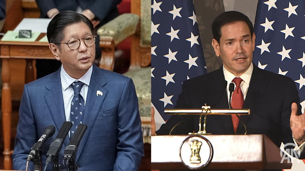美国务院就鲁比奥与菲总统小马科斯通话发布简报称，双方就多项双边经济及安全重点议题