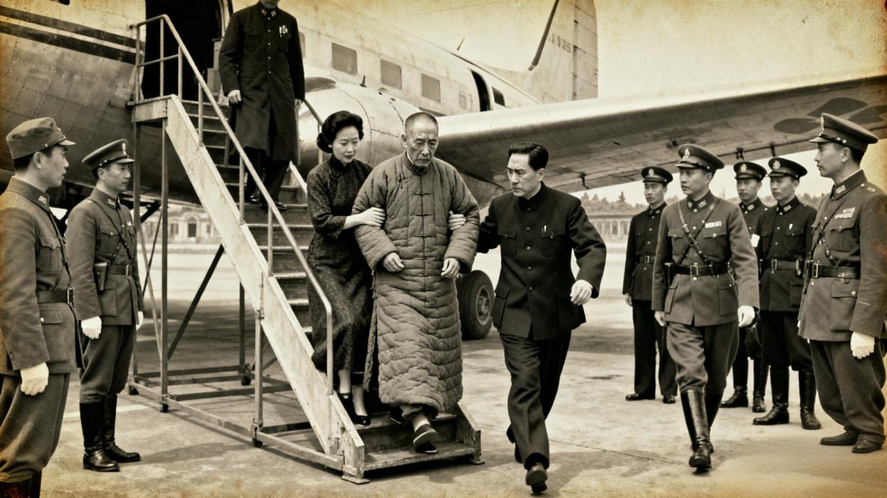 1936年罕见影像：西安事变后蒋介石返宁，戴笠亲自接机神色凝重。
 
1936年