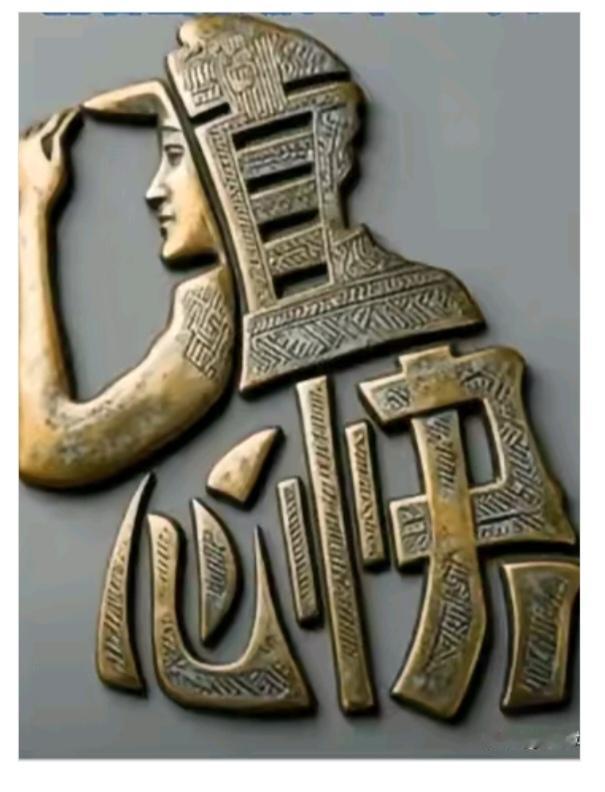 〔看图猜字〕图中画面隐藏几个字。作者太有才了！造型挺别致。有欣赏价值。你能看出来