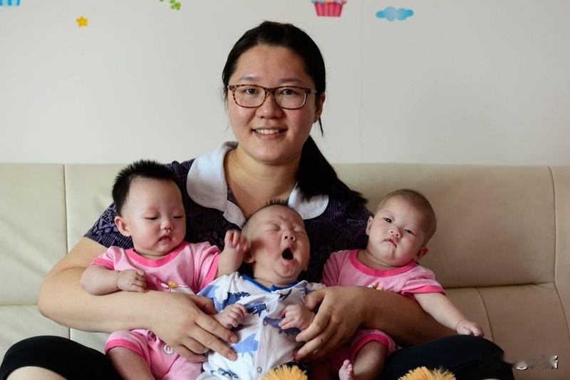 江苏淮安的李女士备孕困难，自行买“多子丸”、打促排卵针，一下怀上四胞胎。这消息让