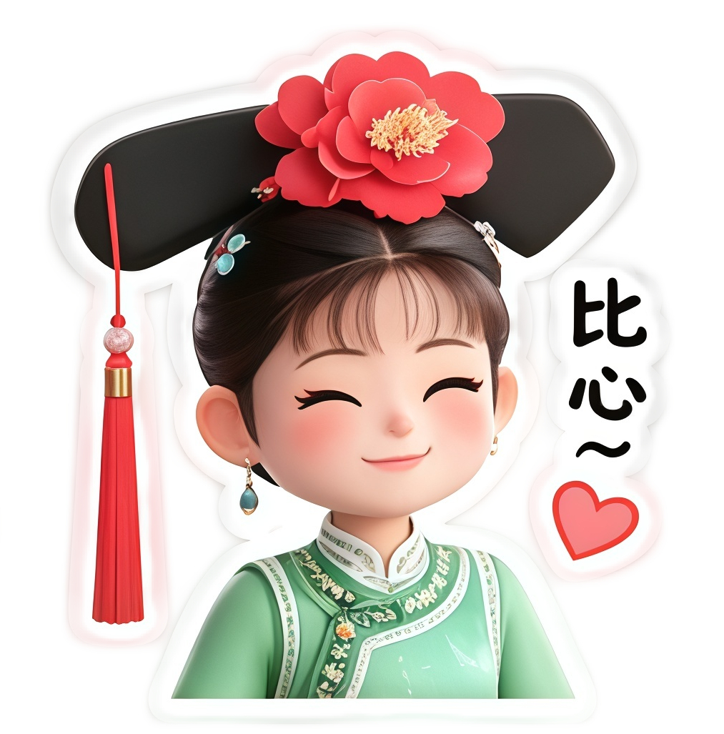 林心如还珠格格 来一组紫薇的宫女Q版表情包！