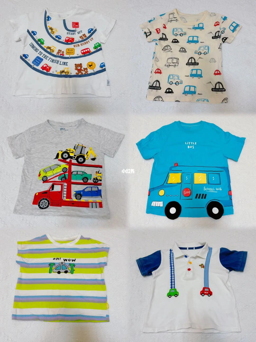 好物分享｜小男孩汽车图案短袖