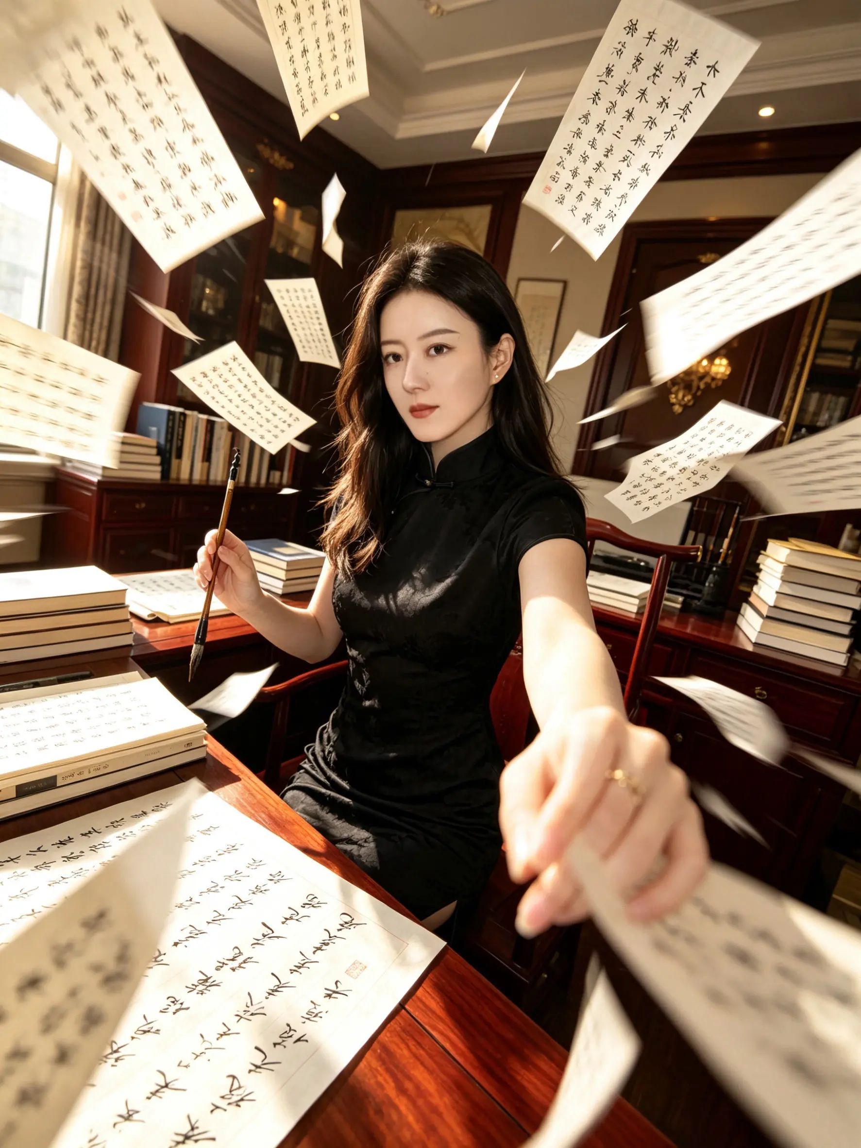 一张纸的力量 书法 柔是东方骨 妙笔入我梦中来