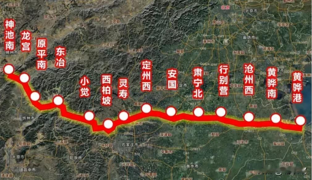 朔黄铁路是我国西煤东运的第二条通道。西起山西忻州神池南，东至黄骅港，太原局占41